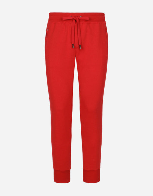 JERSEY JOGGING PANTS WITH BRANDED TAG