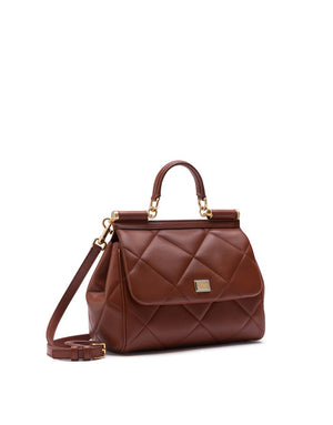 MEDIUM SICILY BAG IN QUILTED ARIA CALFSKIN