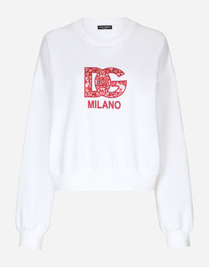 JERSEY SWEATSHIRT WITH DG PATCH