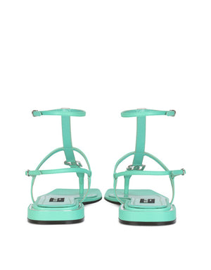 NAPPA LEATHER DG THONG SANDALS
