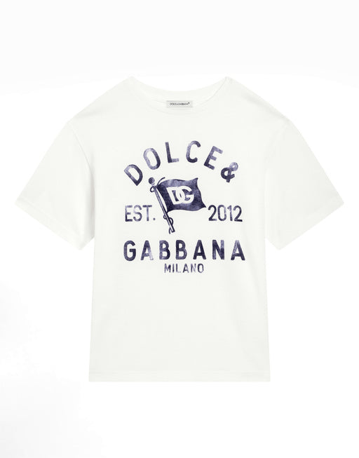JERSEY T-SHIRT WITH DOLCE&GABBANA LOGO