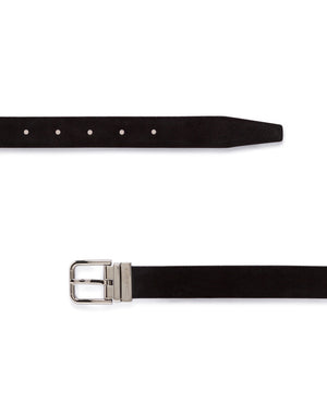 SOLID-COLOURED SUEDE BELT
