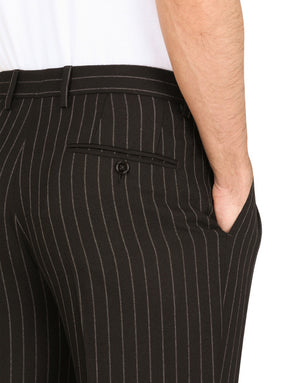 PINSTRIPE WOOL PANTS