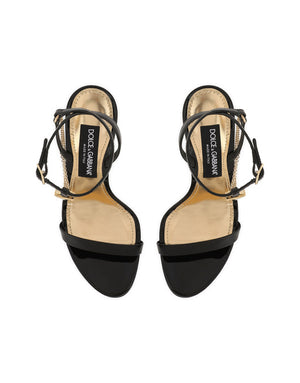 PATENT LEATHER SANDALS