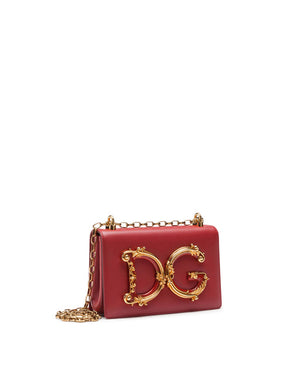NAPPA LEATHER DG GIRLS SHOULDER BAG
