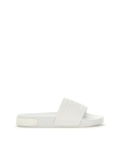 RUBBER BEACHWEAR SLIDES WITH DG LOGO
