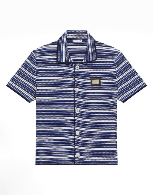 KNIT HONEYCOMB SHIRT