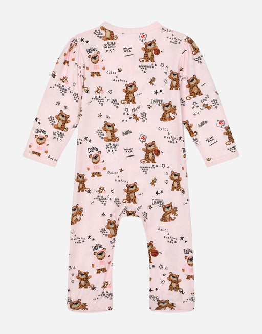 2-PIECE GIFT SET IN BABY LEOPARD-PRINT JERSEY