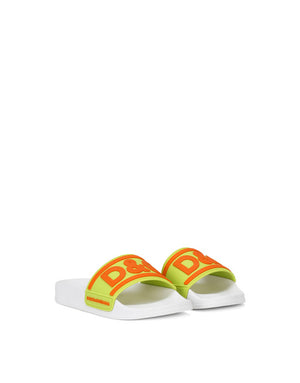 RUBBER SLIDERS WITH LOGO PRINT