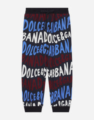 JERSEY JOGGING PANTS WITH DOLCE&GABBANA LOGO