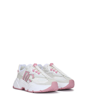 MIXED-MATERIAL DAYMASTER SNEAKERS WITH DG LOGO PATCH