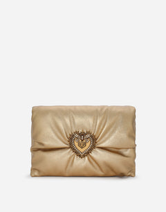 MEDIUM FOILED CALFSKIN DEVOTION SOFT BAG
