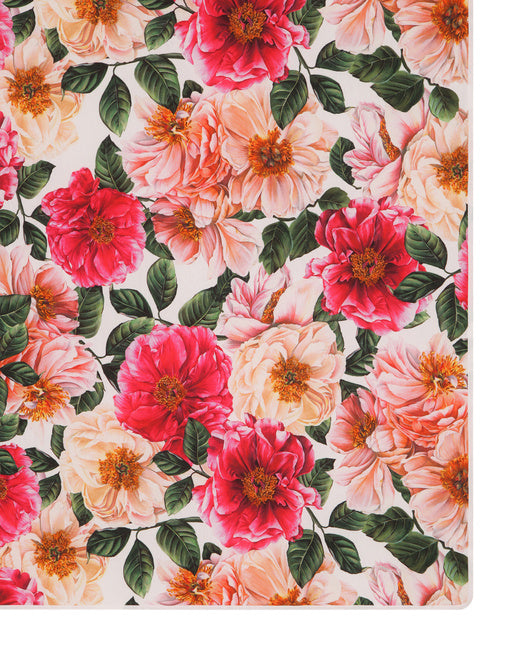 JERSEY BLANKET WITH CAMELLIA DG PRINT