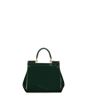 SMALL SICILY HANDBAG IN PATENT LEATHER