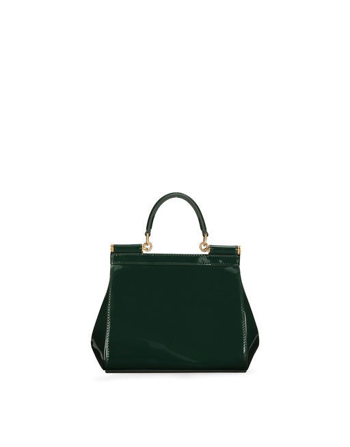 SMALL SICILY HANDBAG IN PATENT LEATHER