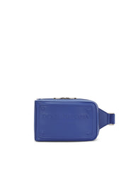 CALFSKIN BELT BAG WITH RAISED LOGO