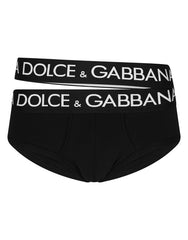 TWO-WAY-STRETCH JERSEY BRANDO BRIEFS WITH DOUBLE WAISTBAND