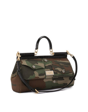 CAMOUFLAGE PATCHWORK SICILY BAG