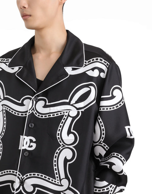 SILK VANITY SHIRT WITH BANDANNA PRINT