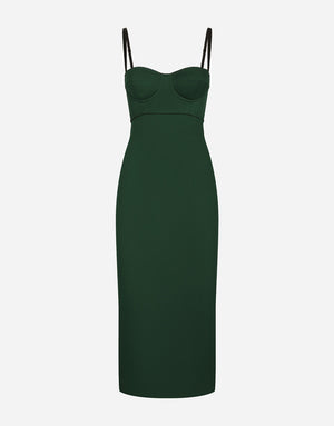CHARMEUSE CORSET DRESS