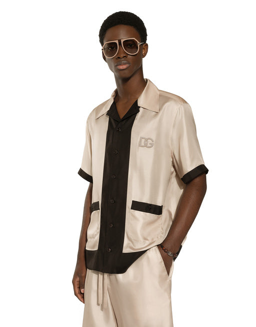 SILK TWILL HAWAIIAN SHIRT