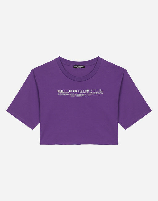 JERSEY T-SHIRT WITH DGVIB3 LOGO