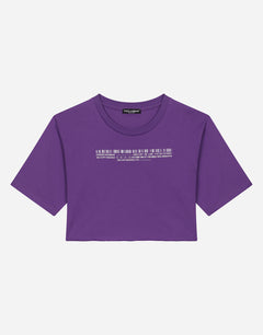 JERSEY T-SHIRT WITH DGVIB3 LOGO