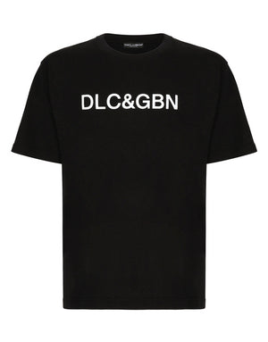 COTTON T-SHIRT WITH DOLCE&GABBANA LOGO