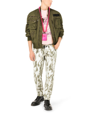 NYLON JACKET WITH MULTIPLE ZIPPERS