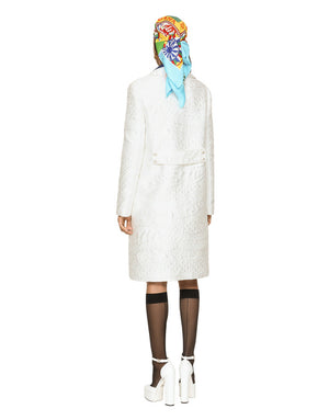 BROCADE COAT WITH DG BUTTONS