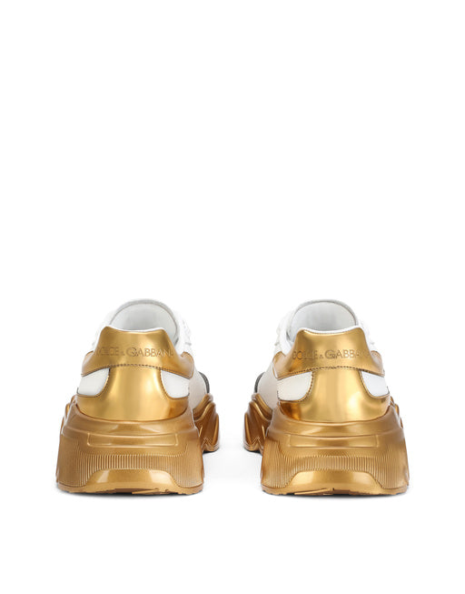 DAYMASTER SNEAKERS IN NAPPA LEATHER WITH MIRRORED BOTTOM