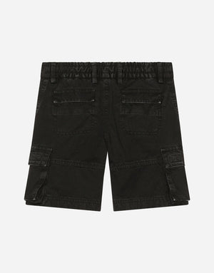 GARMENT-DYED COTTON SHORTS