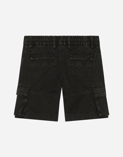 GARMENT-DYED COTTON SHORTS