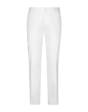 COTTON GABARDINE PANTS