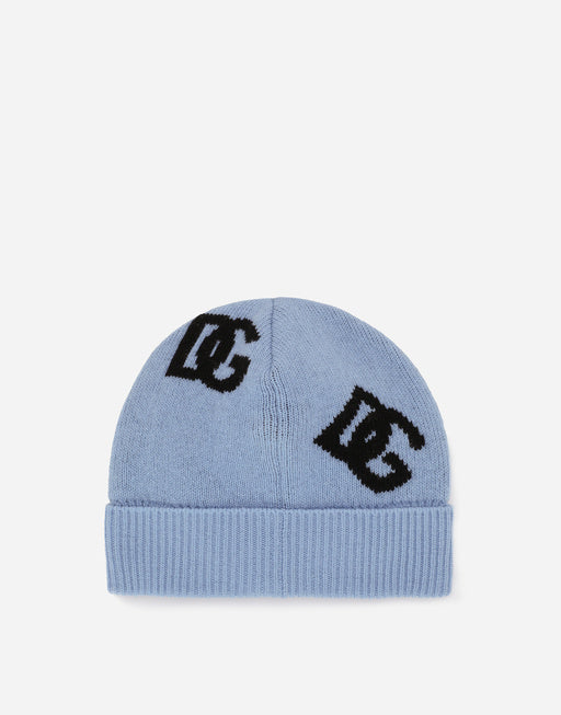 WOOL JACQUARD HAT WITH DG LOGO