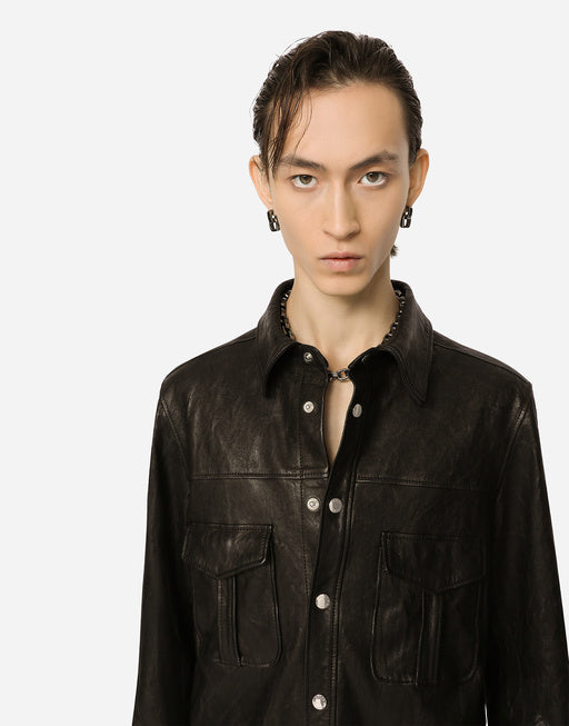 LAMBSKIN SHIRT