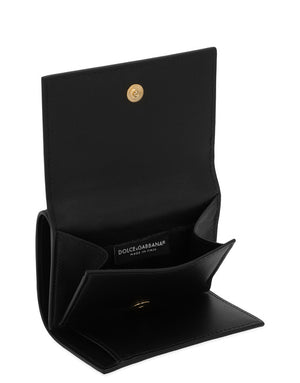 DG LOGO FRENCH FLAP WALLET