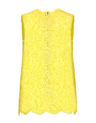CORDONETTO FLORAL LACE TOP