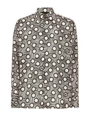 PRINTED SILK SHIRT
