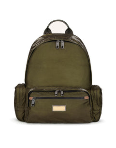 NERO SICILIA DNA NYLON BACKPACK WITH BRANDED TAG