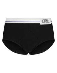 FINE-RIB COTTON BRANDO BRIEFS WITH RE-EDITION LABEL