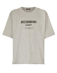 COTTON INTERLOCK T-SHIRT WITH LOGO PRINT