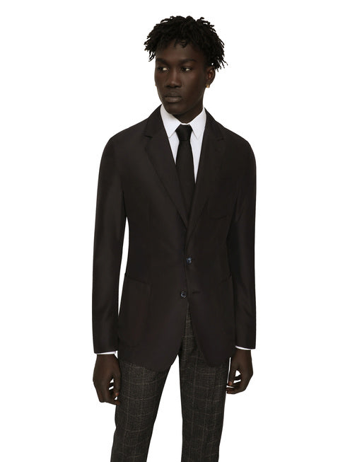 SINGLE-BREASTED NYLON JACKET