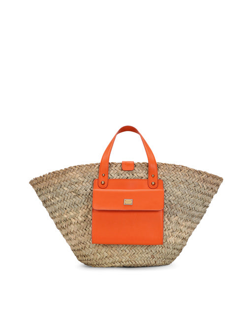 STRAW KENDRA COFFA BAG