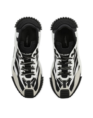 MIXED-MATERIALS NS1 SLIP-ON SNEAKERS