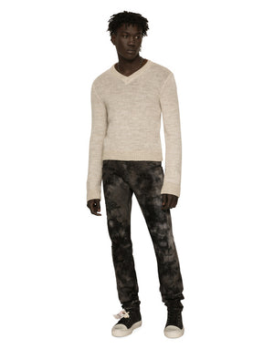 MARBLED SLIM FIT STRETCH JEANS