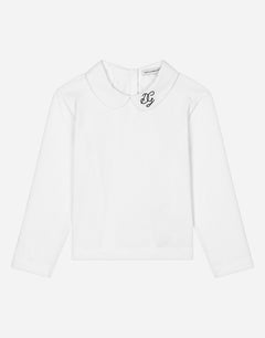JERSEY T-SHIRT WITH DG LOGO EMBROIDERY