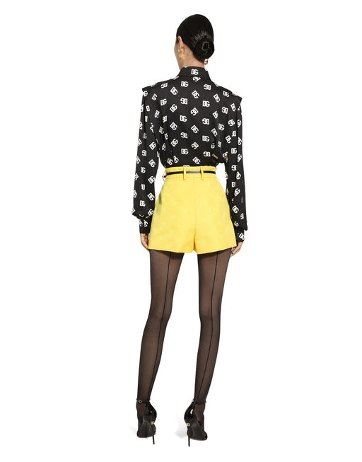 JACQUARD SHORTS WITH ALL-OVER DG LOGO