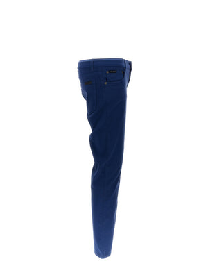 FIVE-POCKET STRETCH COTTON PANTS