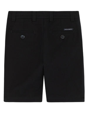 DRILL SHORTS WITH LOGO TAPE